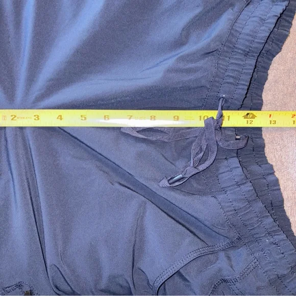 Eddie Bauer Womens Polar Fleece Lined Navy Blue Pull on Travel Pants Size 14 - Picture 8 of 9